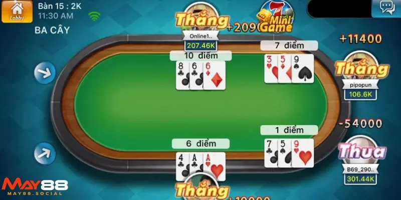 Top mẹo hay để chơi game đánh bài ba cây online