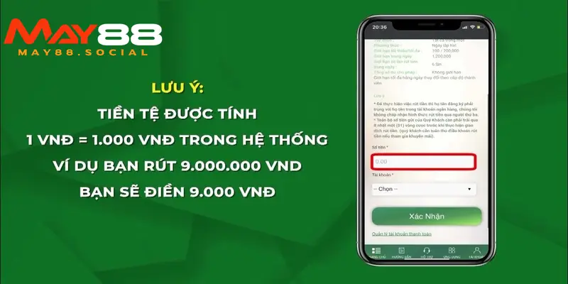 Tổng hợp các phương thức rút tiền May88 phổ biến và thường gặp